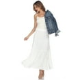 thumbnail image 4 of White Mark Women’s Soft Tiered Maxi Skirt, 4 of 6