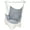 Grey, variant on Hammock Chair, Hanging Rope Swing Seat with 2 Cushions,Macrame Hanging Chair Side Pocket with High Load-Bearing Metal Rod,for Indoor, Outdoor, Extra Comfortable (Green)