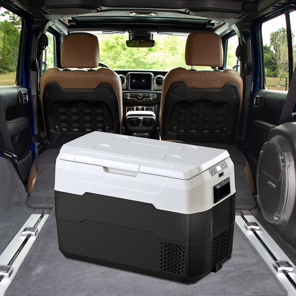 Private Jungle Automotive Refrigerators, Portable Freezer Cooler, Car Fridge with 12/24V DC and 110-240V AC, Travel Refrigerator for Vehicles, Car, Truck
