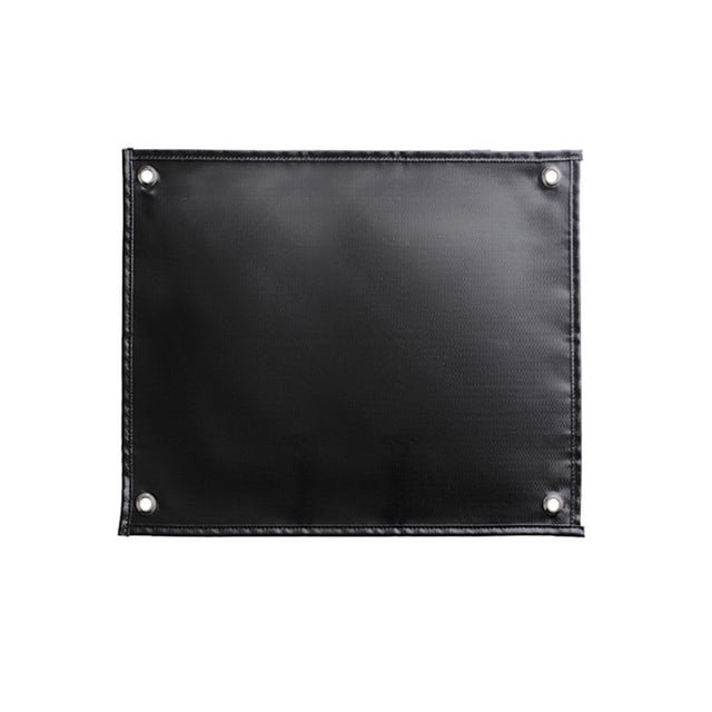 Eigraketly Paño ignífugo lavable con bolsa de almacenamiento Parrilla de piso A prueba de polvo Estera resistente al fuego Artesanía Kits de desorden para acampar 450x370mm