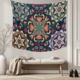 thumbnail image 5 of Vintage Flower Large Tapestry for Bedroom Wall Hanging Tapestry, Boho Abstract Colorful Ethnic Floral Ceiling Backdrop Tapestries Poster Blanket Wall Decor for Teens Room Living Room Dorm 100" x 59", 5 of 8