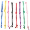 thumbnail image 1 of MasteelfCA 8pcs Footprints Pattern Bell Pet Collars Decorative Dog Collar Adjustable Cat Pendant Collar (Mixed Colors), 1 of 7