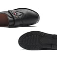 thumbnail image 3 of DADAWEN Boys School Uniform Dress Shoes Loafer Oxford Shoes Slip-on Black 4 Big Kid, 3 of 5
