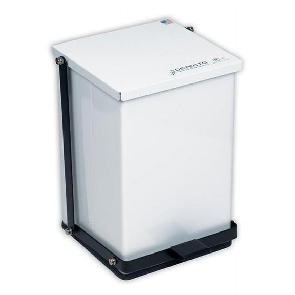 Cardinal Scale-Detecto P-16 13 in. H X 11.75 in. W X 13 in. D Receptacle Baked Epoxy White 16 Quart - 4 Gallon