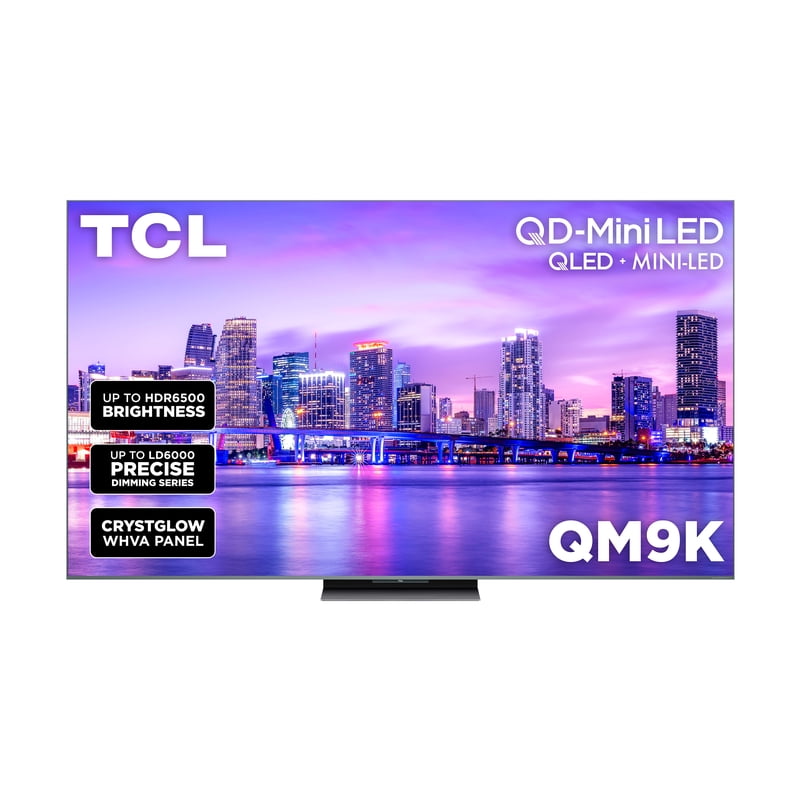 TCL 65" Class QM9K Series QD-Mini LED QLED 4K UHD Smart Google TV with Gemini (NEW 2025) - 144Hz, Local Dimming, CrystGlow WHVA Panel - 65QM9K gallery view