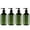 Green, variant on MOQIN Pump Bottles Dispenser 4 Pack 10oz/300ml Portable Clear BPA-Free Cylinder Shampoo Lotion Hand Pump Bottle Refillable Containers for Massage Oil, with Black Disc Top Caps