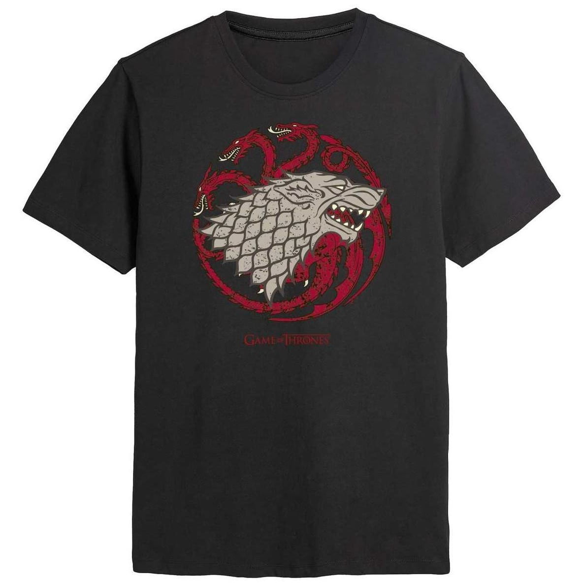 Game Of Thrones Stark Targaryen House Emblem Men's T-Shirt 