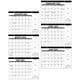 thumbnail image 2 of Office Monthly Calendar Wall Mountable Rectangular Shape Simple And Plain Style 1Set, 2 of 5