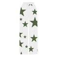 thumbnail image 5 of Cmfcve Women's Novelty Pants Star Printed Stretchy Elastic Waisted Straight Leg Pants Plus Size Loungewear Sweatpants with Pocket, 5 of 5