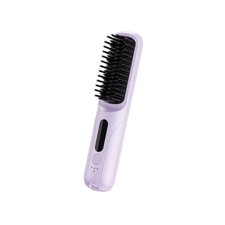 Instyler Glossie Ceramic Styling Hair Straightening Brush, Black