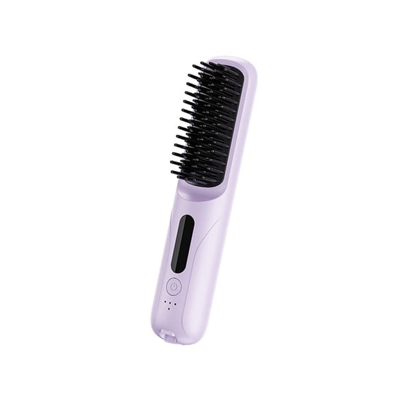 Cordless Hair Straightener Brush With 5 Heat Settings And Ceramic Technology