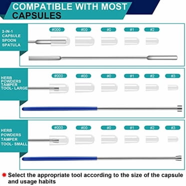 Permanent Dental Filling Kit Pill Capsule Filler 15 Pcs Capsule Filling Machine Kit, VEINARDYL Malta Liquid Capsule Filler Pill Capsules Empty
