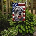 thumbnail image 2 of Carolines Treasures CK6619GF Miniature Schnauzer Dog American Garden Size Outdoor-Flags, Multicolor, 2 of 3