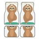 thumbnail image 1 of Fotbe Cute Sloth In Yoga Pose Tree Juego de 4 Tapetes para Auto con Estampado – Alfombrillas de Goma Reforzada, Diseño Antideslizante, Protección para Todo el Año – Vehículos, Autos, Camionetas y SUVs, 1 of 7