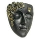 thumbnail image 5 of Escultura facial, maceta, maceta creativa de resina, maceta colgante, estatua de jardín Negro, 5 of 9
