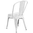 thumbnail image 5 of Bowery Hill Metal Dining Chair in Distressed White, 5 of 7