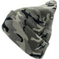 thumbnail image 4 of COUVER Unisex Camouflage Beanies, Cuffed / Gray Camo, 12 Inch, 1 Piece, 4 of 7