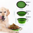 Guardians Large Collapsible Dog STF9 Bowls, 34oz Travel Water Food