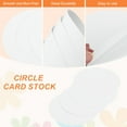 thumbnail image 3 of 24 Pcs Circle Card Stock, 3.1 Inch Cardstock Paper Circles for Craft, White, 3 of 7
