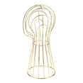 thumbnail image 2 of TISHITA 20'' Freestanding Metal Mannequin Head Stand Hat Cap Display Rack Holder Golden, 2 of 8
