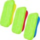 thumbnail image 1 of Paquete de 3 borradores de tiza de microfibra, borrador de pizarra de microfibra lavable, pizarra blanca magnética de borrado en seco, reutilizable para tiza, marcadores, aula, hogar y oficina TUNC Sencillez, 1 of 5