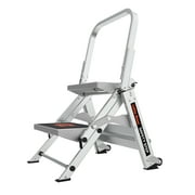 Little Giant Ladder Systems Safety Step 2-Step Type 1A Aluminum Step Stool