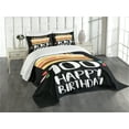 thumbnail image 3 of Ambesonne Colorful Quilted Bedspread Set 3 Pcs, Milestone Party, Queen Size, Multicolor, 3 of 5