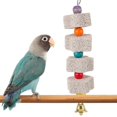 thumbnail image 3 of 2 Pcs Small Bird Toys Parakeets Cage Toy Parrot Cuttlebone Toy Teething Toys Parrot Swing Toys Parrot Foraging Toys, 3 of 3