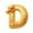Gold, variant on Golden 26 Alphabet Christmas 2D Acrylic Ornaments - 1pc 3.1in(8cm) Cute Backpack & Car Pendant Decor, Festive Holiday Letter Hanging Accessories for Christmas Tree Home Decoration, D