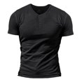 thumbnail image 1 of Playera Hombre Cuello Henley Casual Cómoda Manga Corta, 1 of 8