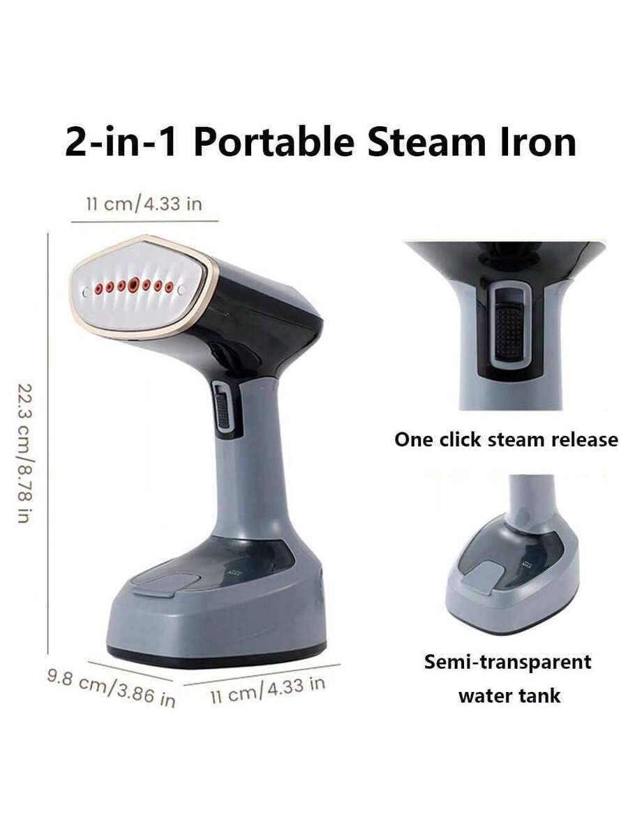 Household Small Handheld Steam Iron, Clothes Steam Iron, Portable Steam Iron, Household Steam Iron: Powerful Steam, 10-Second Quick Heating, Suitable For Home, Office And Travel