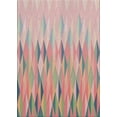thumbnail image 1 of Ahgly Company Indoor Rectangle Patterned Rust Pink Abstract Area Rugs, 8' x 10', 1 of 6