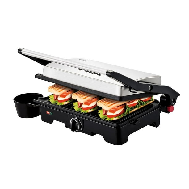 Parrilla T-Fal Panini en Acero Inox Walmart en línea