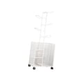 thumbnail image 3 of koolsoo Support de Rangement pour Ballon de Basketball avec Roues, sur Pied, avec Panier et Support pour Ballon, Support de Garage pour Équipement de Sport pour Équipement de Sport Blanc, 3 of 9