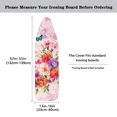 thumbnail image 6 of HELLHERO Flowers and Butterflie Pattern Ironing Board Cover, 15×54inch, This Cover Fits Most Standard Boards, Dust - Proof Ironing Accessory for Home Decoration, 6 of 6