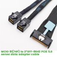 thumbnail image 3 of 0.8m Server Adapter Cable Slimesas MCIO 8I to 2xSFF-8643 MINISAS, 3 of 5