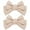White, variant on KALLORY 1 Pair Bowknot Shoe Clips - Detachable Bow Buckles for High Heels, Wedding Decorations, Craft Charms & Accessories
