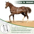 thumbnail image 6 of Rollbacks & More 3X Horse Height Weight Tape Measuring PVC Stick Livestock Body Tool, 8.2 Feet Long, 6 of 8