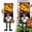 Colorful, variant on Clearance Under $2.46! 1PACK Halloween House Flag, Pumpkin Gnome Bunting for Yard and Patio Decor, Non-woven, (43x16in, D)