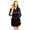 Black, variant on byLora Satin Kimono Robe for Women, Short Silky Bathrobe, Teal, Large
