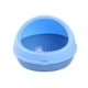 thumbnail image 1 of Media caja de arena para gatos, caja de arena, a prueba de salpicaduras, portátil, para gatos, arenero para gatitos Azul, 1 of 9