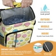 thumbnail image 4 of Pastel Donut Pattern Backpack Cooler, Leakproof Lunch Bag for Outdoor Activities and Picnic Use, 4 of 5