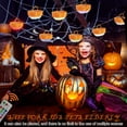 thumbnail image 3 of MesaSe 4 Pack Pumpkin Lights Halloween LED Pumpkin Lights Battery Operated with Remote and Timer Adjustable LED Pumpkin Lights with Hooks Battery Operat, 3 of 9