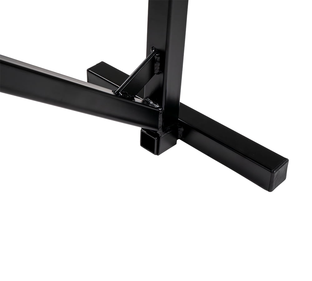 2 Pack of 1 Tier Shipping Container Pipe Rack 18-1/8"(L) x 16"(H), 550 lbs WLL - Black Powder Coated Steel Rack for Trailer Containers - Easy to Assemble & Remove
