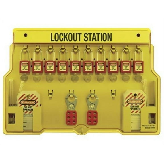 Master Lock 1483BP410 SAFETY SERIES LOCKOUT STATIONS