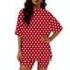 thumbnail image 3 of Usted Es Más Que una Camisa de Puntuación de Prueba Cuello Redondo Sólido Blusa de Manga Corta con Conjuntos de Pantalones Largos, Camisas de Manga Larga de Ajuste Seco para Hombres, 3 of 6
