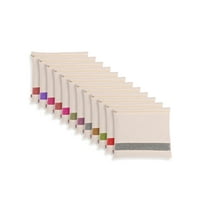 Scout Nature Cotton Storage Bag/Covers For Storage Set Of -12 Big Size Single 16 X 14 Inches | Saree Bag for Clothing Store | Transparent window