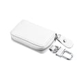 thumbnail image 1 of Unique Bargains Car Key Case Faux Leather Zipper Multifunctional Car Fob Key Case for Auto Remote Key White, 1 of 7