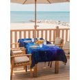 thumbnail image 2 of Outdoor Table Cloth with Umbrella Hole and Zipper, Blue Purple Sky Waterproof Rectangle Tablecloth 60"x102", Abstract Modern Stars Space Washable Table Cover for Outside Party Patio Picnic, 2 of 8