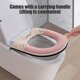 thumbnail image 4 of Zipper Model Toilet Seat Household Embroidery Sitting Washer Toilet Seat Cover Cute Washer Toilet Seat, 4 of 6